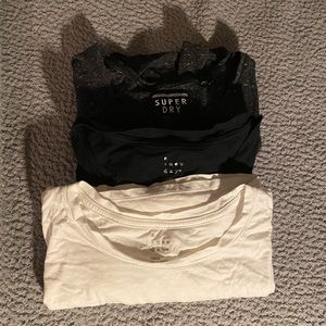 various short sleeved shirts